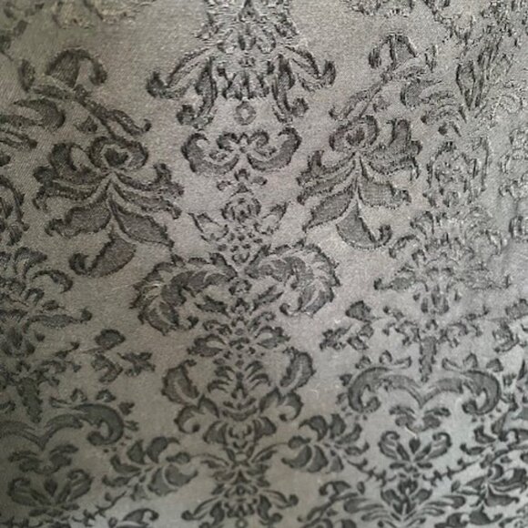 MOSSIMO Black Damask High Waisted Slim Pencil Skirt 8 - Picture 5 of 13